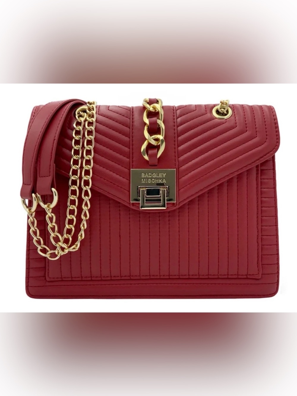 Badgley Mischka Quilted Crossbody Bag